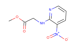 methyl 2-(3-nitropyridin-2-ylamino)acetate