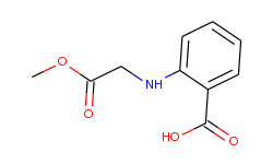 Benzoic acid, 2-[(2-methoxy-2-oxoethyl)amino]-