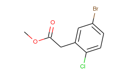 Benzeneacetic acid, 5-bromo-2-chloro-, methyl ester