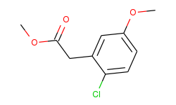 methyl 2-(2-chloro-5-methoxyphenyl)acetate