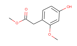 4-HYDROXY-2-METHOXYPHENYLACETIC ACID METHYL ESTER