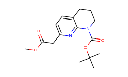 (8-Boc-5,6,7,8-Tetrahydro-[1,8]naphthyridin-2-yl)-acetic acid methyl ester
