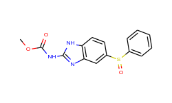 Carbamic acid, [5-(phenylsulfinyl)-1H-benzimidazol-2-yl]-, methyl ester
