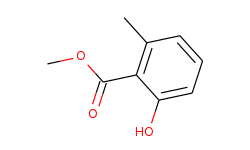 Benzoic acid, 2-hydroxy-6-methyl-, methyl ester