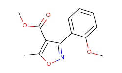 3-(2-Methoxy-phenyl)-5-methyl-isoxazole-4-carboxylic acid methyl ester