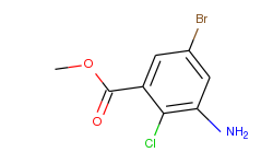 METHYL 3-AMINO-5-BROMO-2-CHLOROBENZOATE