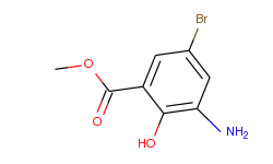 Benzoic acid, 3-amino-5-bromo-2-hydroxy-, methyl ester