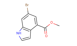 1H-Indole-4-carboxylic acid, 6-bromo-, methyl ester