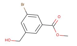 Benzoic acid, 3-bromo-5-(hydroxymethyl)-, methyl ester