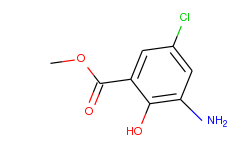 Benzoic acid, 3-amino-5-chloro-2-hydroxy-, methyl ester