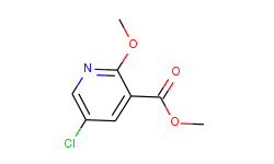 3-Pyridinecarboxylic acid, 5-chloro-2-methoxy-, methyl ester
