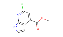 1H-Pyrrolo[2,3-b]pyridine-4-carboxylic acid, 6-chloro-, methyl ester