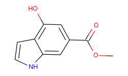 1H-Indole-6-carboxylic acid, 4-hydroxy-, methyl ester