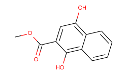 2-Naphthalenecarboxylic acid, 1,4-dihydroxy-, methyl ester