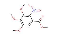 Methyl 2-Nitro-3,4,5-Trimethoxybenzoate