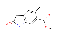 1H-Indole-6-carboxylic acid, 2,3-dihydro-5-methyl-2-oxo-, methyl ester