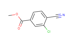 Benzoic acid, 3-chloro-4-cyano-, methyl ester