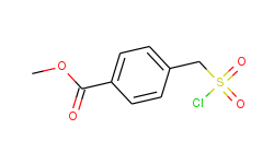 Benzoic acid, 4-[(chlorosulfonyl)methyl]-, methyl ester