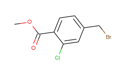 Benzoic acid, 4-(bromomethyl)-2-chloro-, methyl ester
