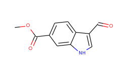 1H-Indole-6-carboxylic acid, 3-formyl-, methyl ester