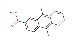 2-Anthracenecarboxylic acid, 9,10-dimethyl-, methyl ester