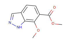 1H-Indazole-6-carboxylic acid, 7-methoxy-, methyl ester