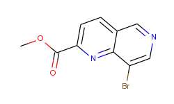 1,6-Naphthyridine-2-carboxylic acid, 8-bromo-, methyl ester