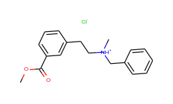 BENZYL-[2-(3-METHOXYCARBONYLPHENYL)ETHYL]-METHYL-AZANIUM CHLORIDE