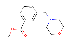 Benzoic acid, 3-(4-morpholinylmethyl)-, methyl ester