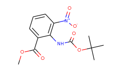 methyl 2-(n-tert-butoxycarbonylamino)-3-nitrobenzoate