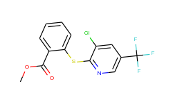 Methyl 2-{[3-chloro-5-(trifluoromethyl)-2-pyridinyl]sulfanyl}benzenecarboxylate