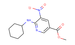 Methyl 6-(cyclohexylamino)-5-nitronicotinate