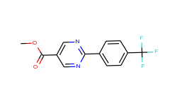 2-(4-Trifluoromethyl-phenyl)-pyrimidine-5-carboxylic acid methyl ester
