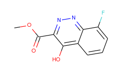 3-Cinnolinecarboxylic acid, 8-fluoro-4-hydroxy-, methyl ester