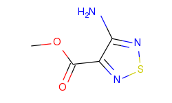 1,2,5-Thiadiazole-3-carboxylic acid, 4-amino-, methyl ester