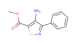 Methyl 4-amino-3-phenylisothiazole-5-carboxylate