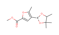Methyl 5-methyl-4-(4,4,5,5-tetramethyl-1,3,2-dioxaborolan-2-yl)furan-2-carboxylate