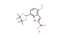 Methyl 4-methoxy-7-(4,4,5,5-tetramethyl-1,3,2-dioxaborolan-2-yl)-1H-indole-2-carboxylate