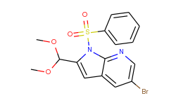 5-bromo-2-(dimethoxymethyl)-1-(phenylsulfonyl)-1h-pyrrolo[2,3-b]pyridine