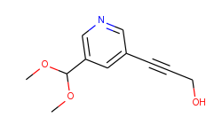 3-(5-dimethoxymethyl-pyridin-3-yl)-prop-2-yn-1-ol