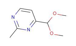 4-(dimethoxymethyl)-2-methylpyrimidine