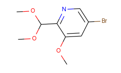 5-bromo-2-(dimethoxymethyl)-3-methoxypyridine