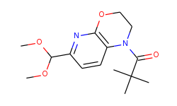 1-(6-(dimethoxymethyl)-2,3-dihydro-1h-pyrido-[2,3-b][1,4]oxazin-1-yl)-2,2-dimethylpropan-1-one