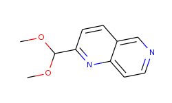2-(dimethoxymethyl)-1,6-naphthyridine