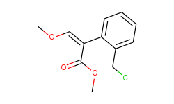 methyl (e)-3-methoxy-2-(2-chloromethylphenyl)-2-propenoate