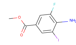 2-fluoro-6-iodo-4-(methoxycarbonyl)aniline