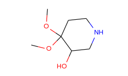 4,4-dimethoxypiperidin-3-ol