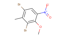 1,3-dibromo-4-methoxy-2-methyl-5-nitrobenzene