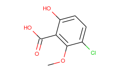 3-chloro-6-hydroxy-2-methoxybenzoic acid