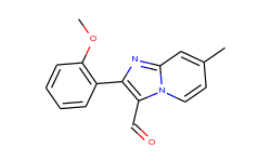 2-(2-methoxyphenyl)-7-methylimidazo[1,2-a]-pyridine-3-carbaldehyde